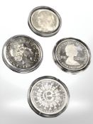 A Queen Elizabeth II 1977 Silver Jubilee Waitangi Day 0.925 silver One Dollar, 27.
