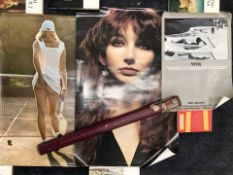 A group of vintage posters to include 'Viva' from the Side Gallery, together with Kate Bush,