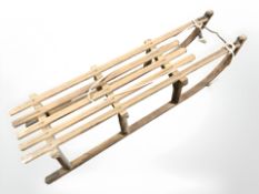 A vintage child's sledge
