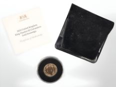 A Harrington & Byrne 2023 King Charles III Coronation Gold Sovereign,