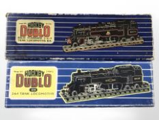 A Hornby locomotive engine 2-6-4, together with a further part locomotive engine.