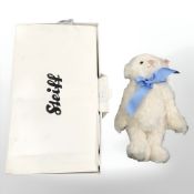 A Steiff royal baby mohair teddy bear, boxed.