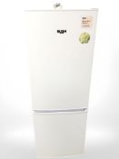 A Bush fridge freezer and a Cookworks 700 watt microwave