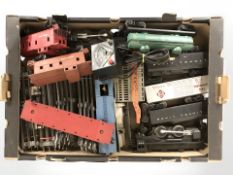 A group of locomotive railway items to include The Lionel Corporation locomotive engines,