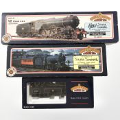 Three Bachmann OO gauge locomotives including V2 class 2-6-2 Gresley,