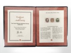 A Westminster issue 'The World's Most Famous Stamps' - The Great Britain Embossed Stamp Collection