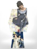 A Spanish Elisa figure depicting a seated ballerina, height 42 cm, boxed.