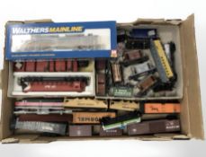 A group of various model railway locomotive rolling stock items,