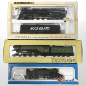 A Bachmann HO gauge Rock Island Northern 4-8-4 locomotive engine,