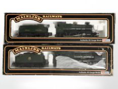 Two Mainline Railways OO gauge locomotive engines including GWR Green and Prince of Wales