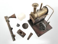 A vintage live steam model