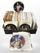 A quantity of collectors plates including Star Trek, Egyptian, etc.