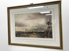 Late Nineteenth Century School : Two Sportsmen Shooting Over Dogs, watercolour, 28 cm x 44 cm,