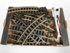 A quantity of model railway track.