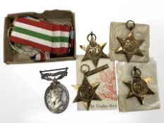 A terratorial efficiency medal group including 39/45, Italy,