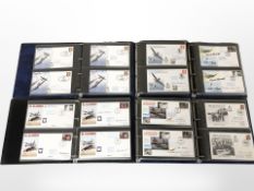 Six albums of military first day covers including aviation, Dunkirk, The Battle of Narvik,