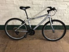 A Rockrider mountain bike.