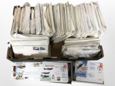 A very large quantity of first day covers including The Battle of Britain, football world cup, etc,