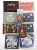 A group of Great British coin sets, Crowns,