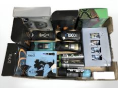 Assorted cosmetics and gift sets including Lynx, etc.