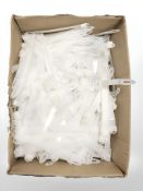 A large quantity of large plastic heavy duty cable ties.