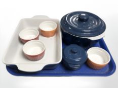 A group of Siaki pottery ramekins,