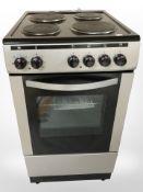 An electric cooker, width 49 cm.