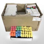 Six boxes, each containing forty eight highlighter pens.
