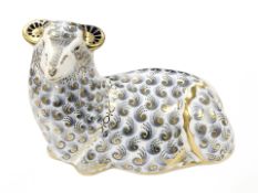 A Royal Crown Derby Sheep paperweight,