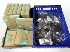 A quantity of iPhone protective cases and Bamboo children's dinner plates (2 boxes)