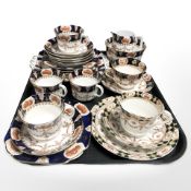 A Melba antique part tea set and a further Thames part tea set.