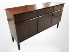 A mahogany 20th century sideboard,