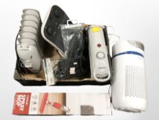 Home electricals and other wares including Blaupunkt heather, spray mop, extension leads, etc.