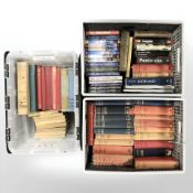 Various volumes including Arthur Mee, mountaineering books including The Lake District,