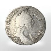 A William III shilling, 1696.