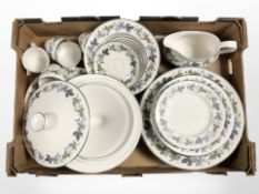 Royal Doulton burgandy tea and dinner wares