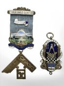 Two fine silver gilt Masonic medals