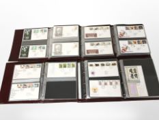 Six albums of Royal Mail first day covers.