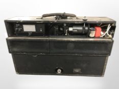 A Zeiss Ikon Kinobox Type B film projector.