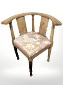 A continental corner chair,