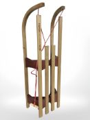 A Norwegian Hamax sledge.