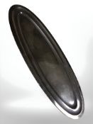 A large EPNS oval platter, width 70 cm.