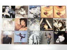 Mixed female artists - Madonna, Grace Jones, Kate Bush, Carol Kenyon and Cher, fifteen LP's.