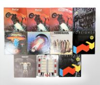 American Rock - Meat Loaf, Bon Jovi, Boston, Journey, Foreigner, and Eagles, ten LP's.