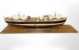 A fine William Doxford & Sons Ltd, Sunderland, ship builder's model of 'LA CORDILLERA',