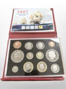 A Royal Minit 2005 United Kingdom Proof set, with certificate of authenticity, boxed.