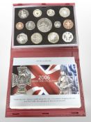 A Royal Minit 2006 United Kingdom Proof set, with certificate of authenticity, boxed.