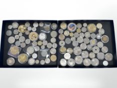A group of World and commemorative coins,
