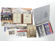 A Westminster collections 1993 £10 Britannia stamp in album,