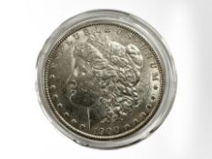 A United States of America 1900 0.900 silver Morgan Dollar, 26.8g.